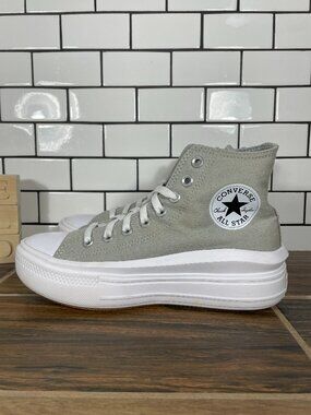 Converse Chuck Taylor All Star Move Womens 8 Shoes Slate Sage Platform Sneaker